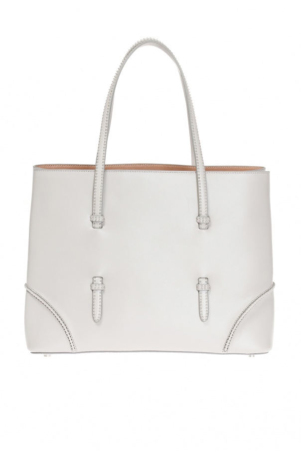 Alaia multi-pocket laptop White bag Green